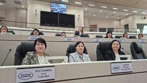 Таза шаар проектиси боюнча кесиптештер менен биргеликте ЖК