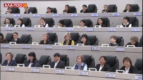 Таза шаар проектиси боюнча кесиптештер менен биргеликте ЖК